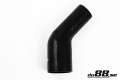 Silikoniletku Musta 45 astetta 3,5 - 4'' (89-102mm) Silikoniletku Musta 45 astetta 3,5 - 4'' (89-102mm)