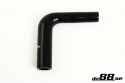 Silikoniletku Musta 90 astetta 0,5 - 0,625\'\' (13-16mm) Silikoniletku Musta 90 astetta 0,5 - 0,625\'\' (13-16mm)
