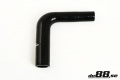 Silikoniletku Musta 90 astetta 0,75 - 1,25'' (19-32mm) Silikoniletku Musta 90 astetta 0,75 - 1,25'' (19-32mm)