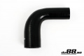 Silikoniletku Musta 90 astetta 1,875 - 2,125'' (48-54mm) Silikoniletku Musta 90 astetta 1,875 - 2,125'' (48-54mm)