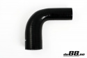 Silikoniletku Musta 90 astetta 1,875 - 2,125\'\' (48-54mm) Silikoniletku Musta 90 astetta 1,875 - 2,125\'\' (48-54mm)