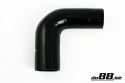 Silikoniletku Musta 90 astetta 2 - 3\'\' (51 - 76mm) Silikoniletku Musta 90 astetta 2 - 3\'\' (51 - 76mm)