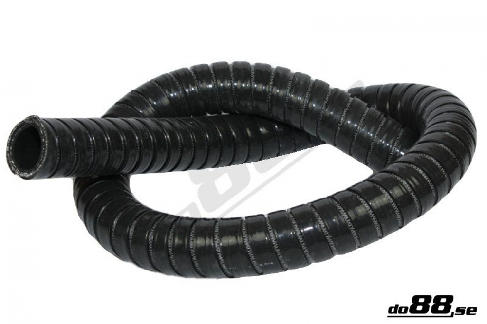 Silikoniletku Musta Joustava 0,875\'\' (22mm) Silikoniletku Musta Joustava 0,875\'\' (22mm)