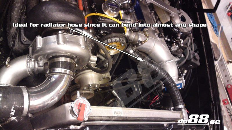 Silikoniletku Musta Joustava 1,75'' (45mm)