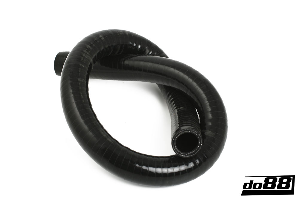 Silikoniletku Musta Joustava sileä 1,25\'\' (32mm) Silikoniletku Musta Joustava sileä 1,25\'\' (32mm)