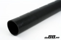 Silikoniletku Suora Musta 4,5\'\' (114mm) Silikoniletku Suora Musta 4,5\'\' (114mm)