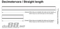 Silikoniletku Suora Musta 4,5'' (114mm) Silikoniletku Suora Musta 4,5'' (114mm)