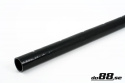 Silikoniletku Suora Musta 1,625\'\' (41mm)