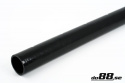 Silikoniletku Suora Musta 2,25\'\' (57mm) Silikoniletku Suora Musta 2,25\'\' (57mm)