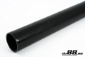 Silikoniletku Suora Musta 3'' (76mm) Silikoniletku Suora Musta 3'' (76mm)