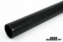 Silikoniletku Suora Musta 3\'\' (76mm) Silikoniletku Suora Musta 3\'\' (76mm)