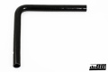 Silikoniletku Musta 90 astetta pitkällä jalalla 1,25'' (32mm) Silikoniletku Musta 90 astetta pitkällä jalalla 1,25'' (32mm)