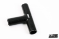 Silikoniletku Musta T 1,5'' (38mm) Silikoniletku Musta T 1,5'' (38mm)
