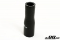 Silikoniletku Musta 0,5 - 0,625\'\' (13-16mm)