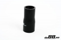 Silikoniletku Musta 1 - 1,125\'\' (25-28mm)