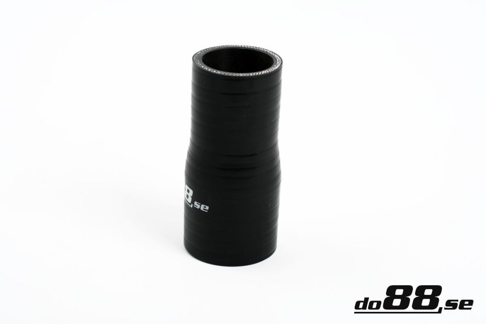 Silikoniletku Musta 1,25 - 1,5'' (32-38mm)