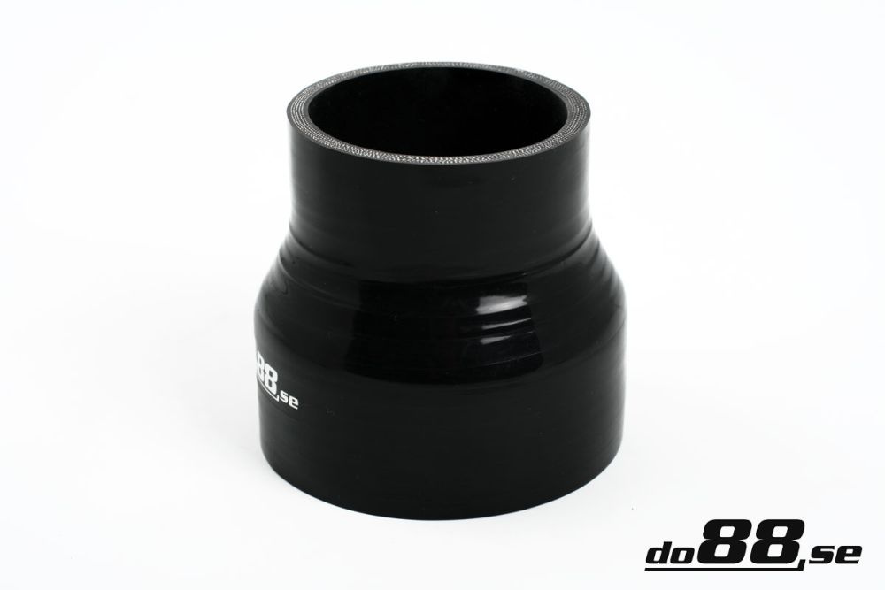 Silikoniletku Musta 3,5 - 4,5'' (89-114mm)