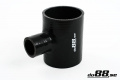 Silikoniletku Musta T 3'' + 1,25'' (76+32mm) Silikoniletku Musta T 3'' + 1,25'' (76+32mm)