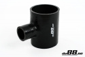Silikoniletku Musta T 3\'\' + 1,25\'\' (76+32mm) Silikoniletku Musta T 3\'\' + 1,25\'\' (76+32mm)