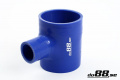 Silikoniletku Sininen T 3'' + 1,5'' (76+38mm) Silikoniletku Sininen T 3'' + 1,5'' (76+38mm)