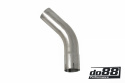 Pakoputki teräs 45 astetta 3,5\'\' (89mm)