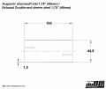 Pakoputken liitosholkki teräs 1,75'' (45mm) Pakoputken liitosholkki teräs 1,75'' (45mm)