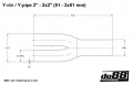 Y-putki 2'' - 2x2'' (51 - 2x51mm) Y-putki 2'' - 2x2'' (51 - 2x51mm)