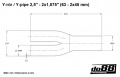 Y-putki 2,5'' - 2x1,875'' (63 - 2x48mm) Y-putki 2,5'' - 2x1,875'' (63 - 2x48mm)