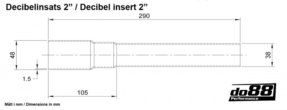 Desibeli vaimennin 2\'\' (51mm) Desibeli vaimennin 2\'\' (51mm)