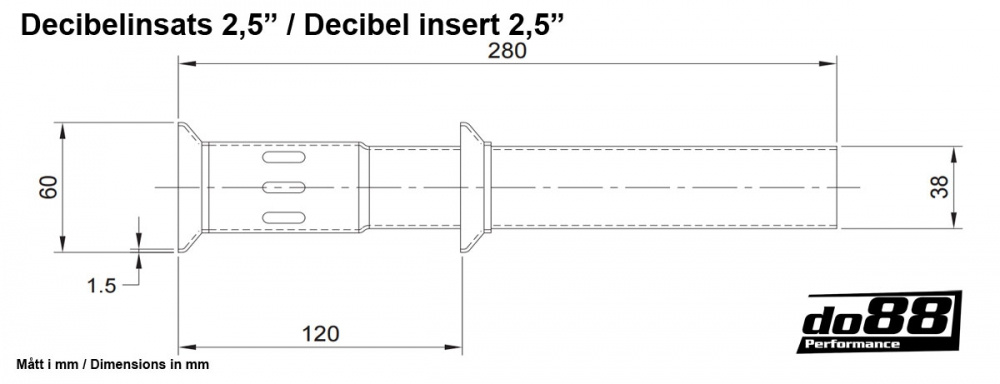 Desibeli vaimennin 2,5'' (63mm)