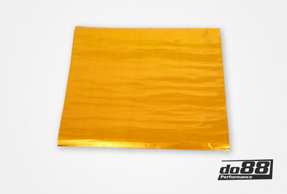 Lämpöeriste matto kultainen 50x50cm ryhmässä Moottori / Viritys / Lämpöeristeet / Lämpöeriste matto @ do88 AB (VS-M-50x50)