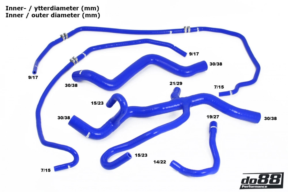 Volvo C30/C70/S40/V50 Turbo Automaatti 04-13 Jäähdytinletkut