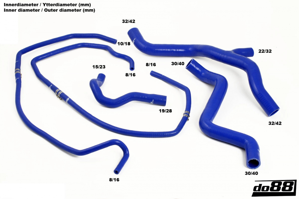 Volvo C30/C70/S40/V50 Turboahdin 04-13 Jäähdytinletkut Volvo C30/C70/S40/V50 Turboahdin 04-13 Jäähdytinletkut
