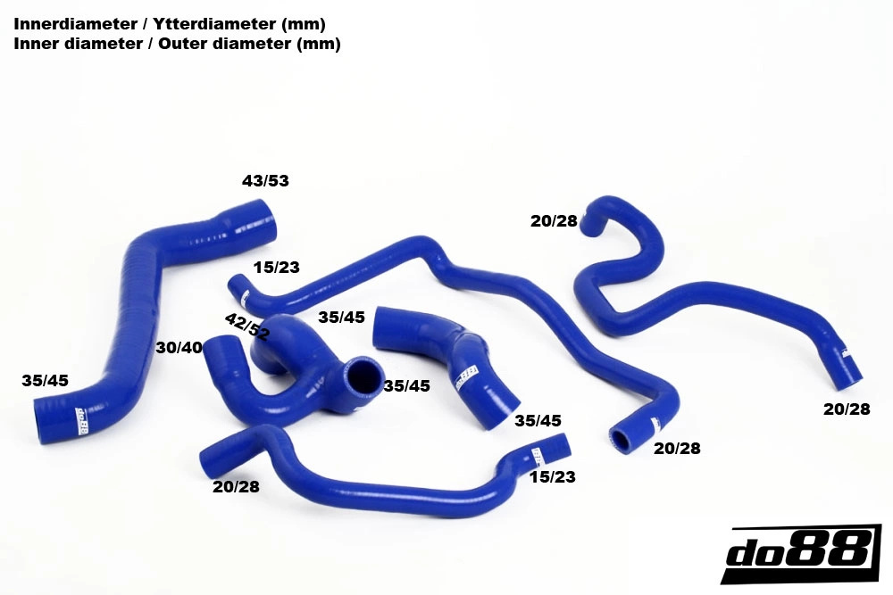 Opel Calibra Vectra A Turbo C20LET Jäähdytinletkut Opel Calibra Vectra A Turbo C20LET Jäähdytinletkut
